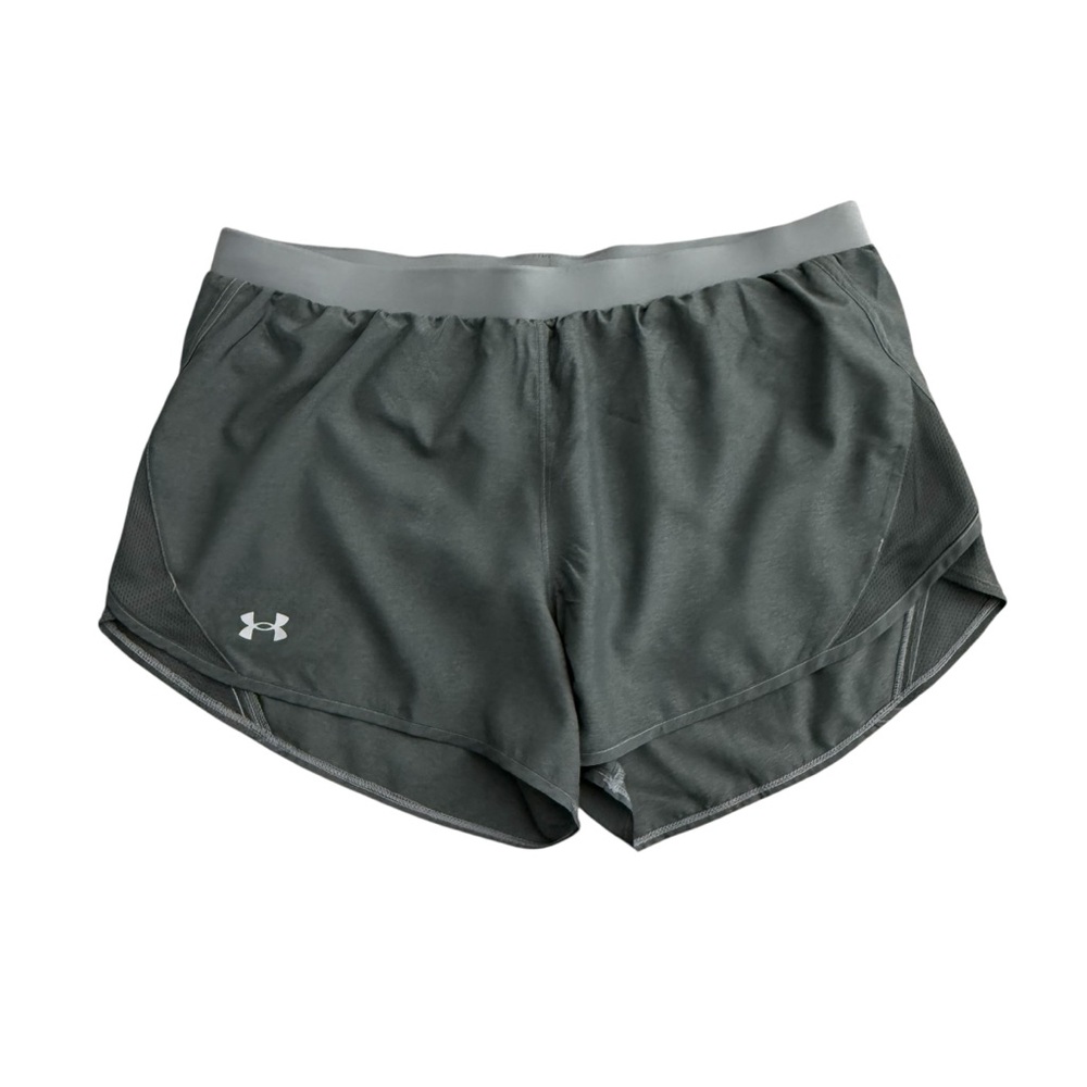 Under Armour UA Fly By 2.0 Heat Gear Loose Shorts Women’s Size XL Grey Running